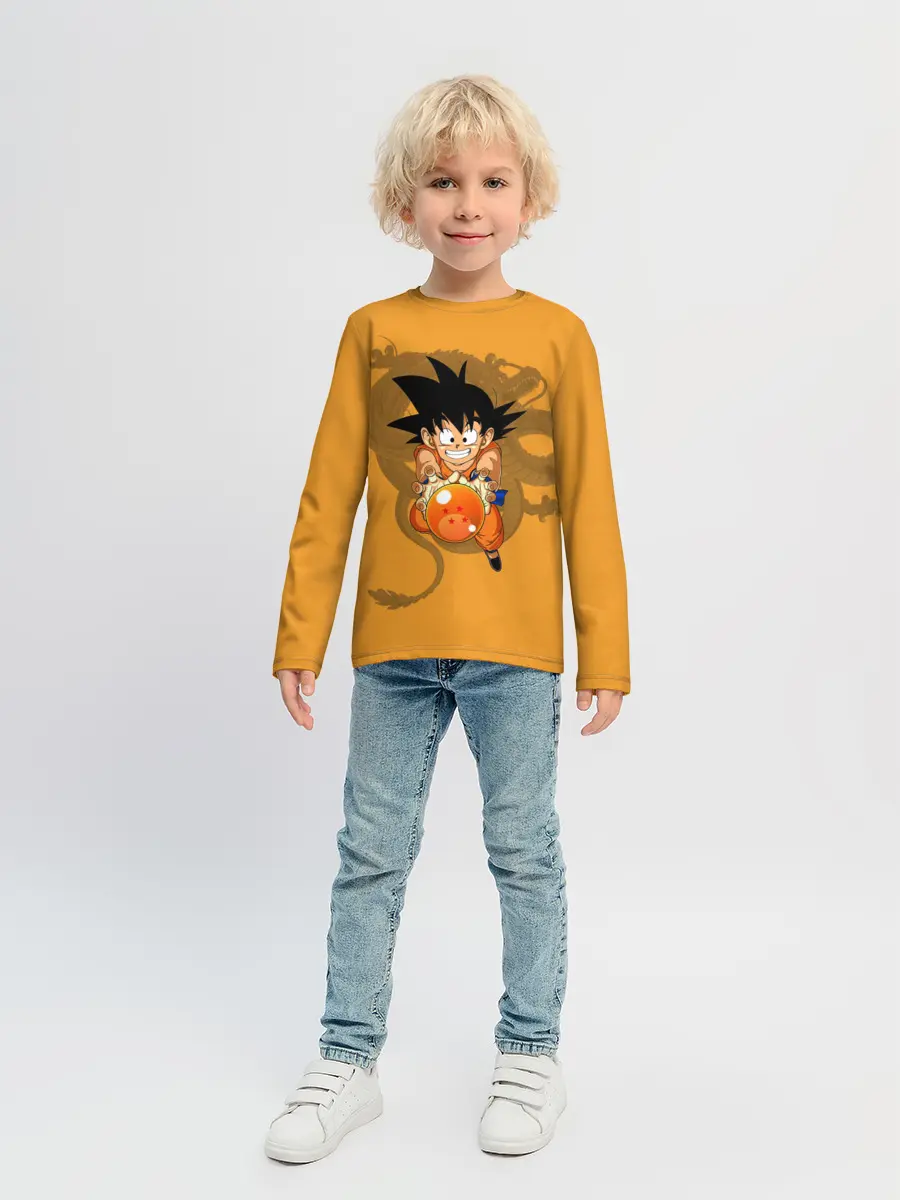 Детский лонгслив / Kid Goku