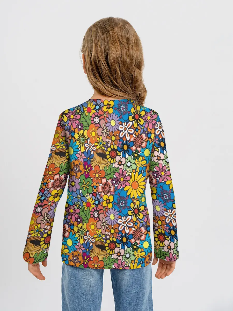 Детский лонгслив / Букет