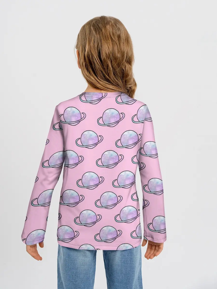 Детский лонгслив / Сатурн