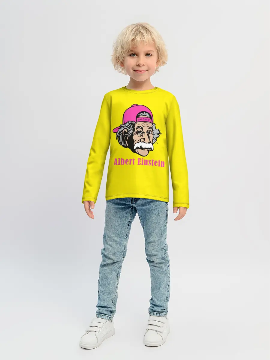 Детский лонгслив / Albert Einstein