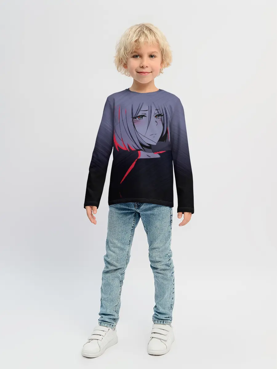 Детский лонгслив / Аниме. Грустная