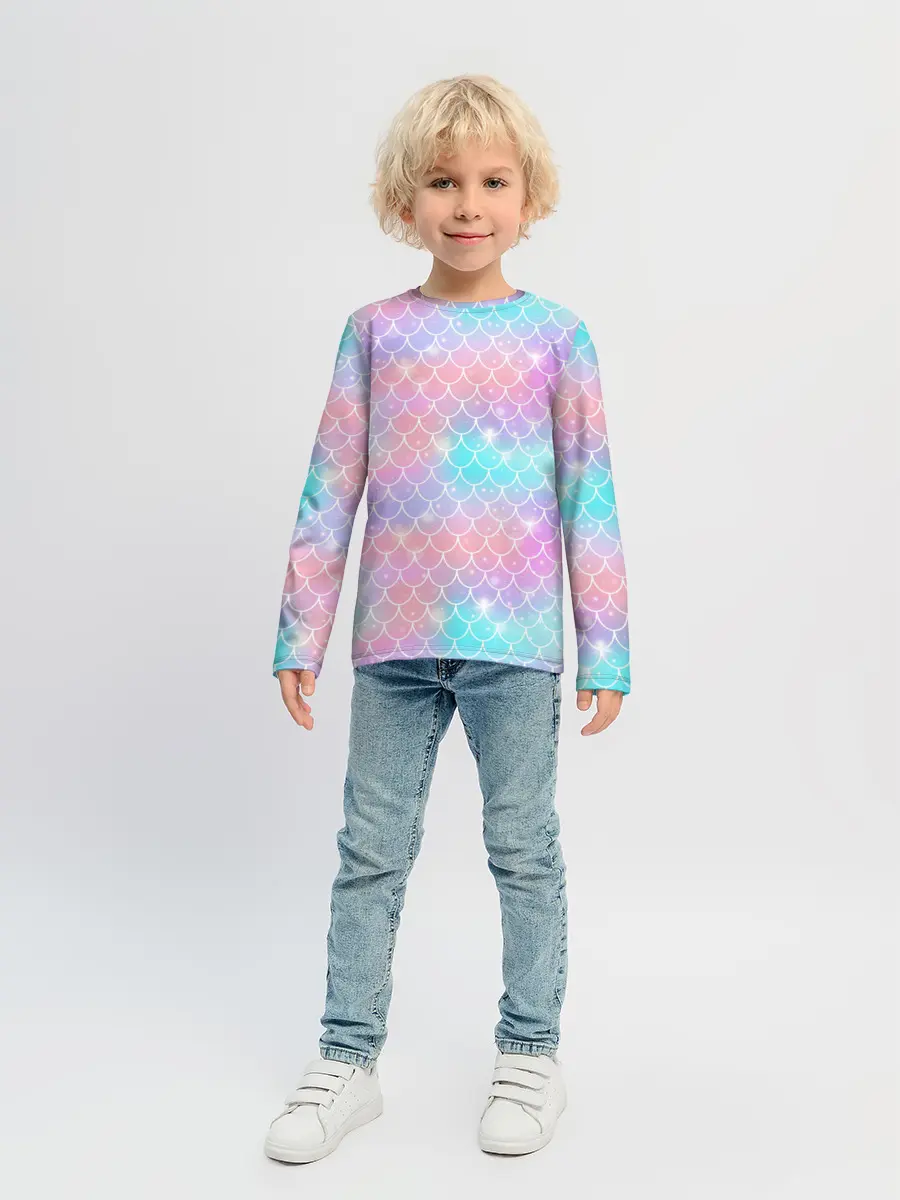 Детский лонгслив / РУСАЛКА | ЧЕШУЯ