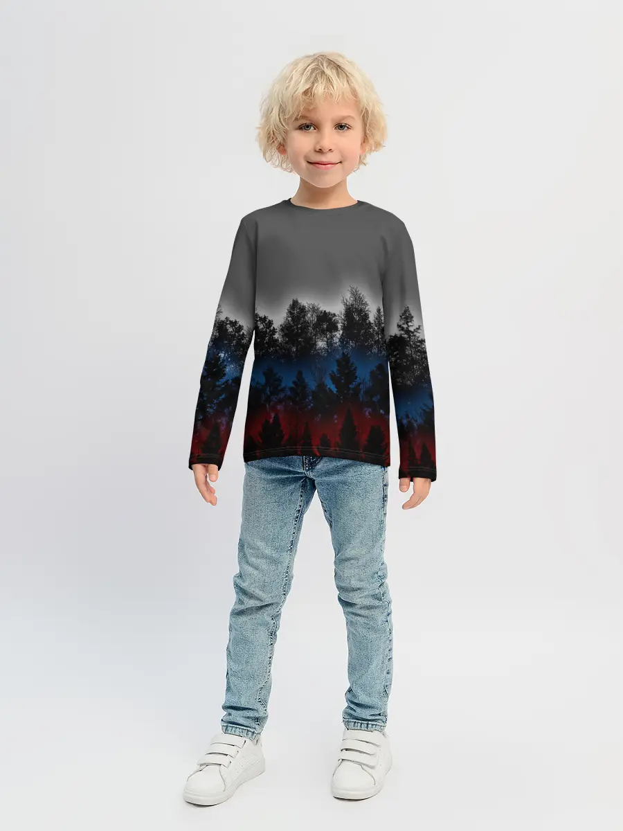 Детский лонгслив / Флаг из леса