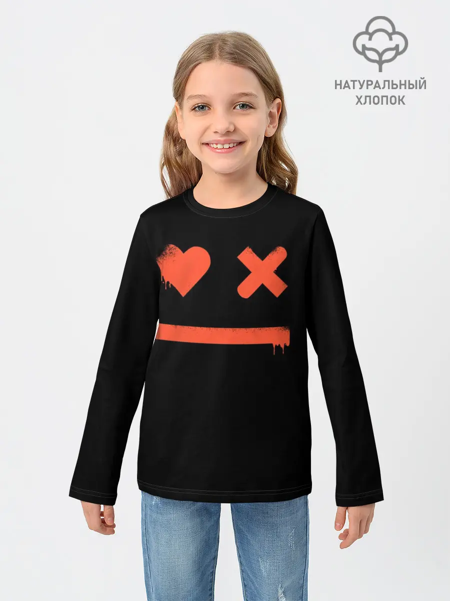 Детский лонгслив / Smile | Love Death and Robots