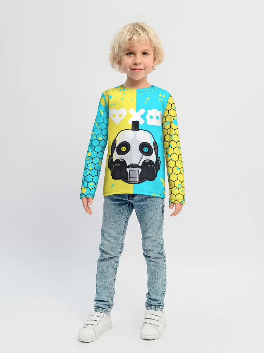 Детский лонгслив / ЛЮБОВЬ СМЕРТЬ И РОБОТЫ / РОБОТ