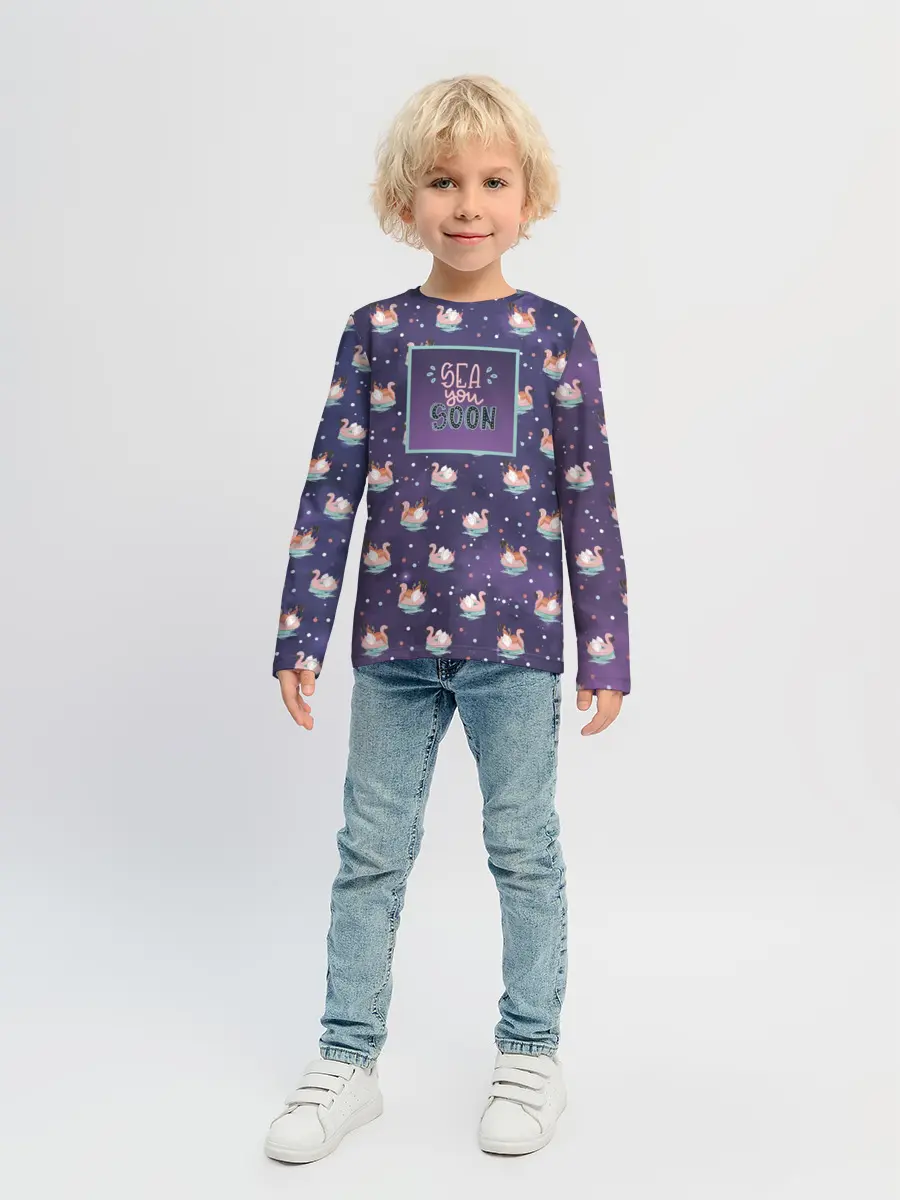 Детский лонгслив / Sea u soon