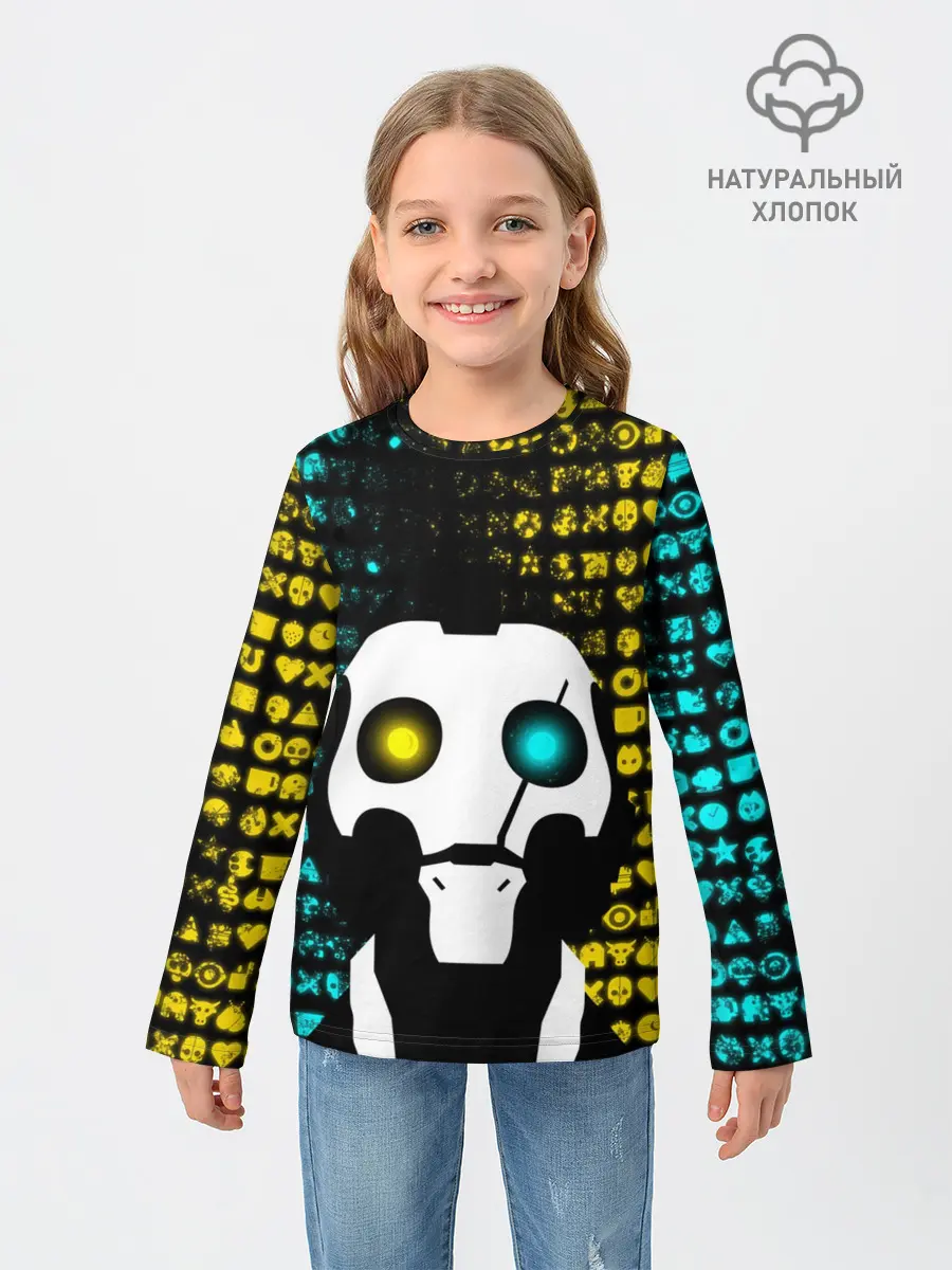 Детский лонгслив / ЛЮБОВЬ СМЕРТЬ И РОБОТЫ