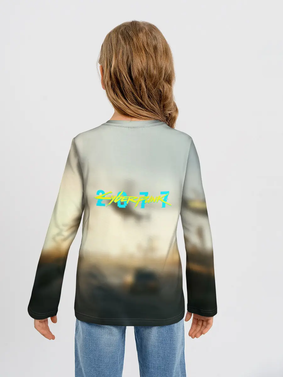 Детский лонгслив / CYBERPUNK 2077 | КИБЕРПАНК