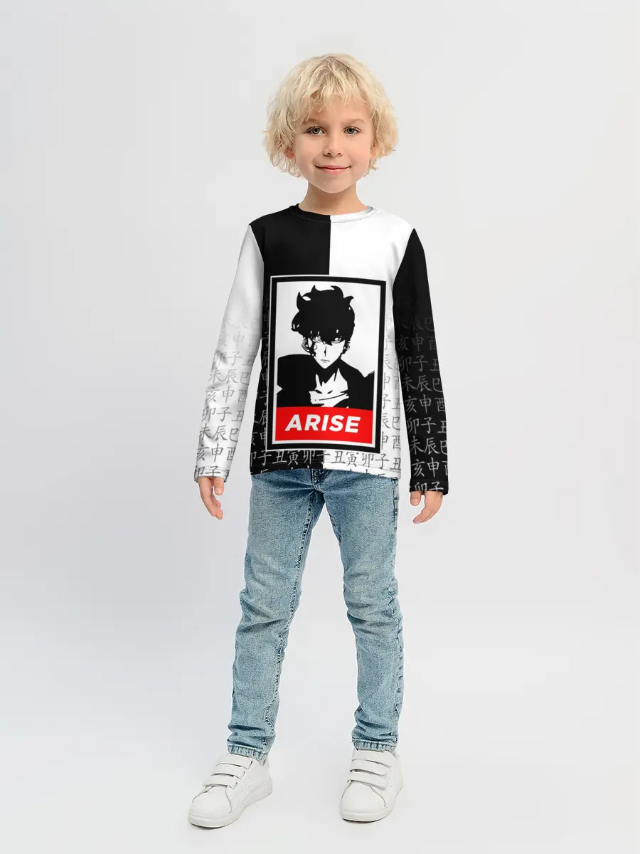 Детский лонгслив / СОН ДЖИН ВУ / SOLO LEVELING