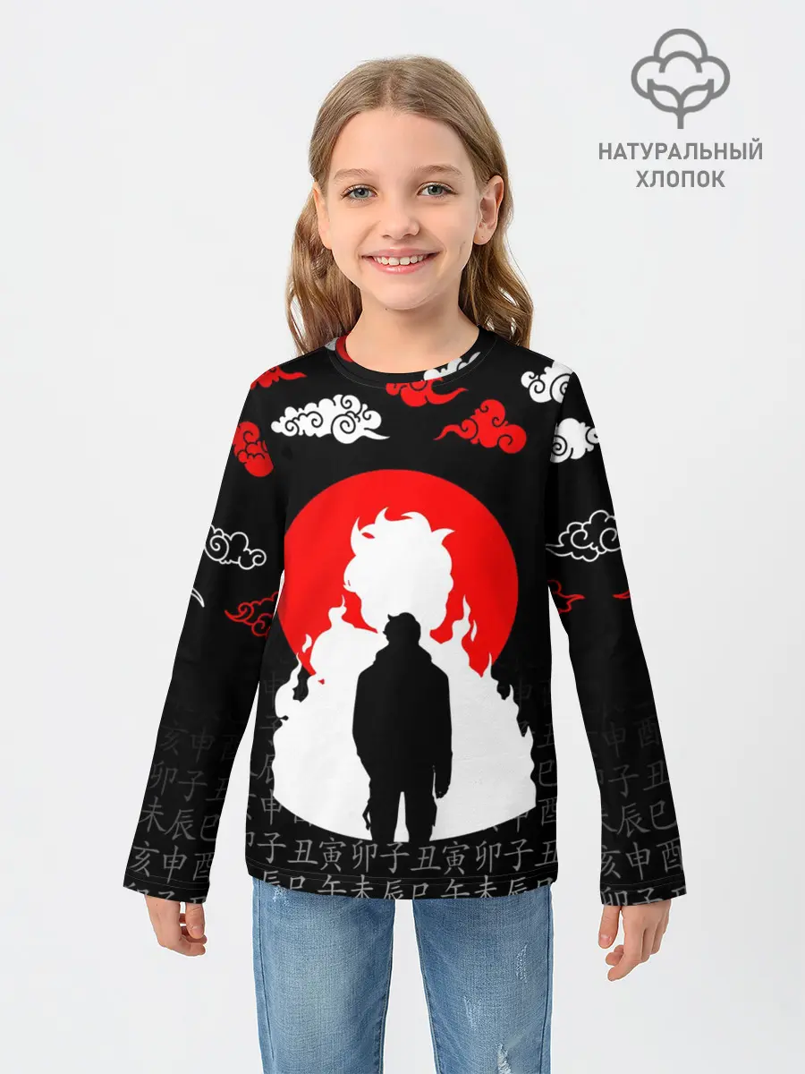 Детский лонгслив / СОН ДЖИН ВУ / SOLO LEVELING