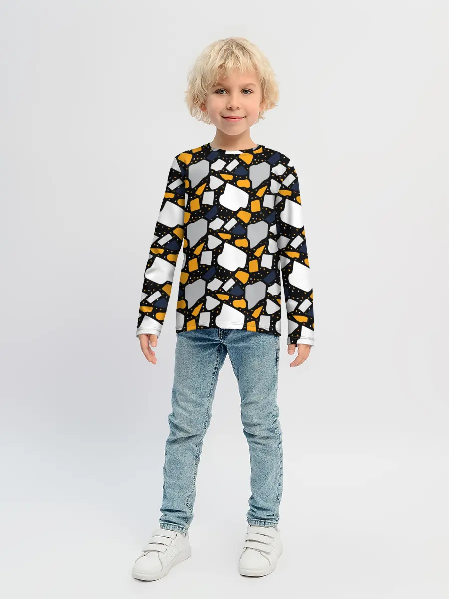 Детский лонгслив / Венецианское Терраццо | Venice