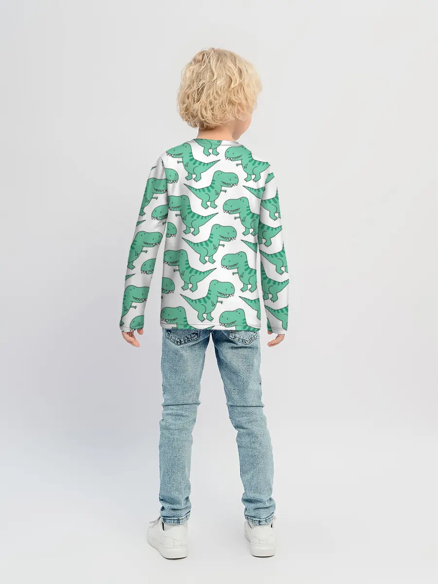 Детский лонгслив / Динозавры