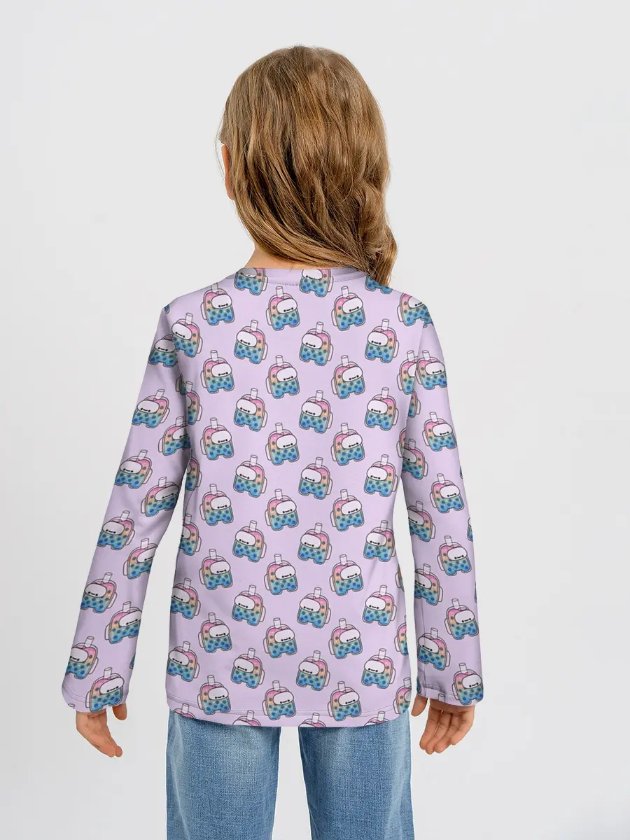 Детский лонгслив / Among Us | Коктейль