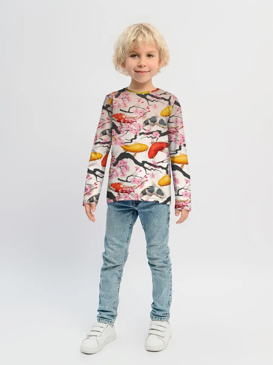 Детский лонгслив / Рыбы