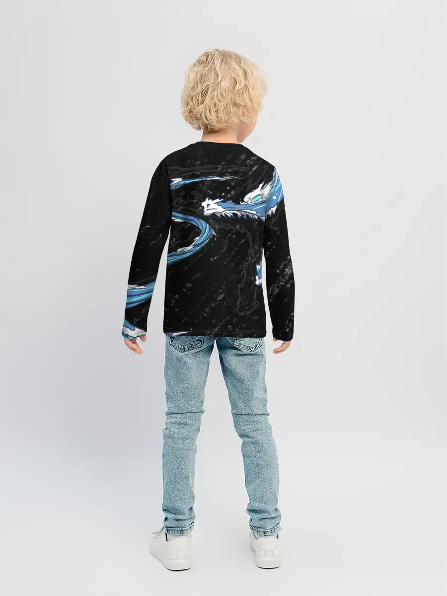 Детский лонгслив / Дыхание воды / Demon slayer