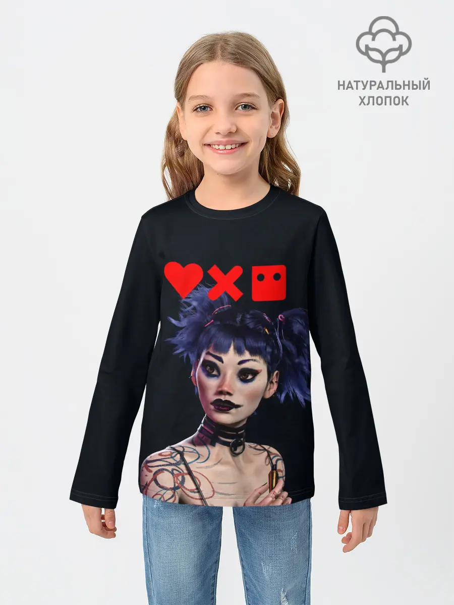 Детский лонгслив / Love, Death and Robots | Lora