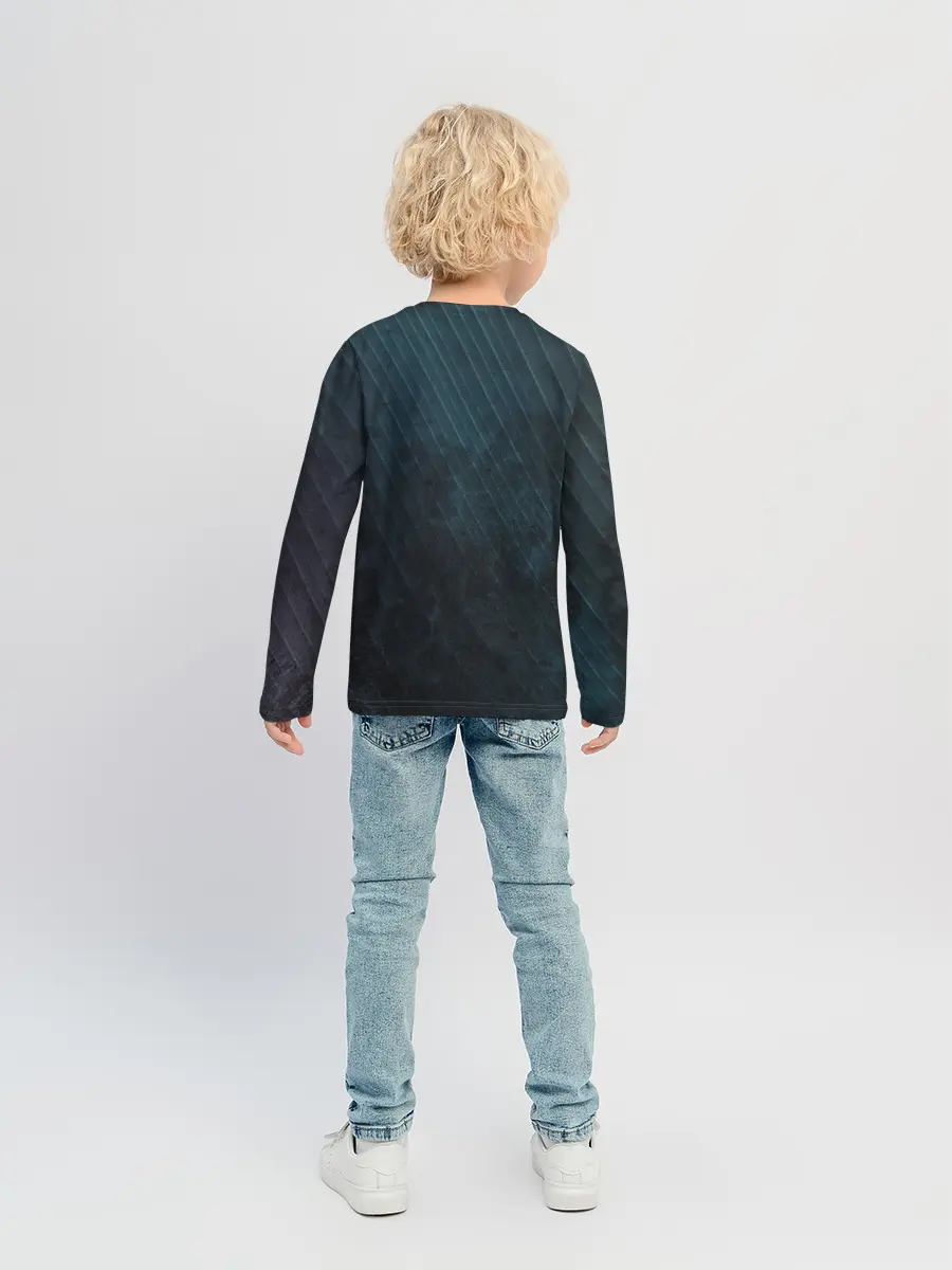 Детский лонгслив / Dark Texture