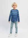 Детский лонгслив / Texture. Denim