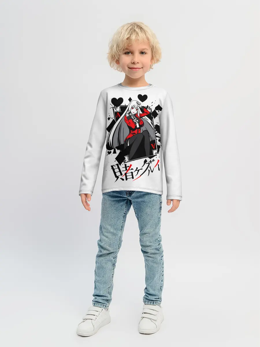 Детский лонгслив / Kakegurui Безумный азарт