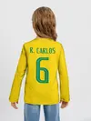 Детский лонгслив / Р. Карлос | футболка сборной