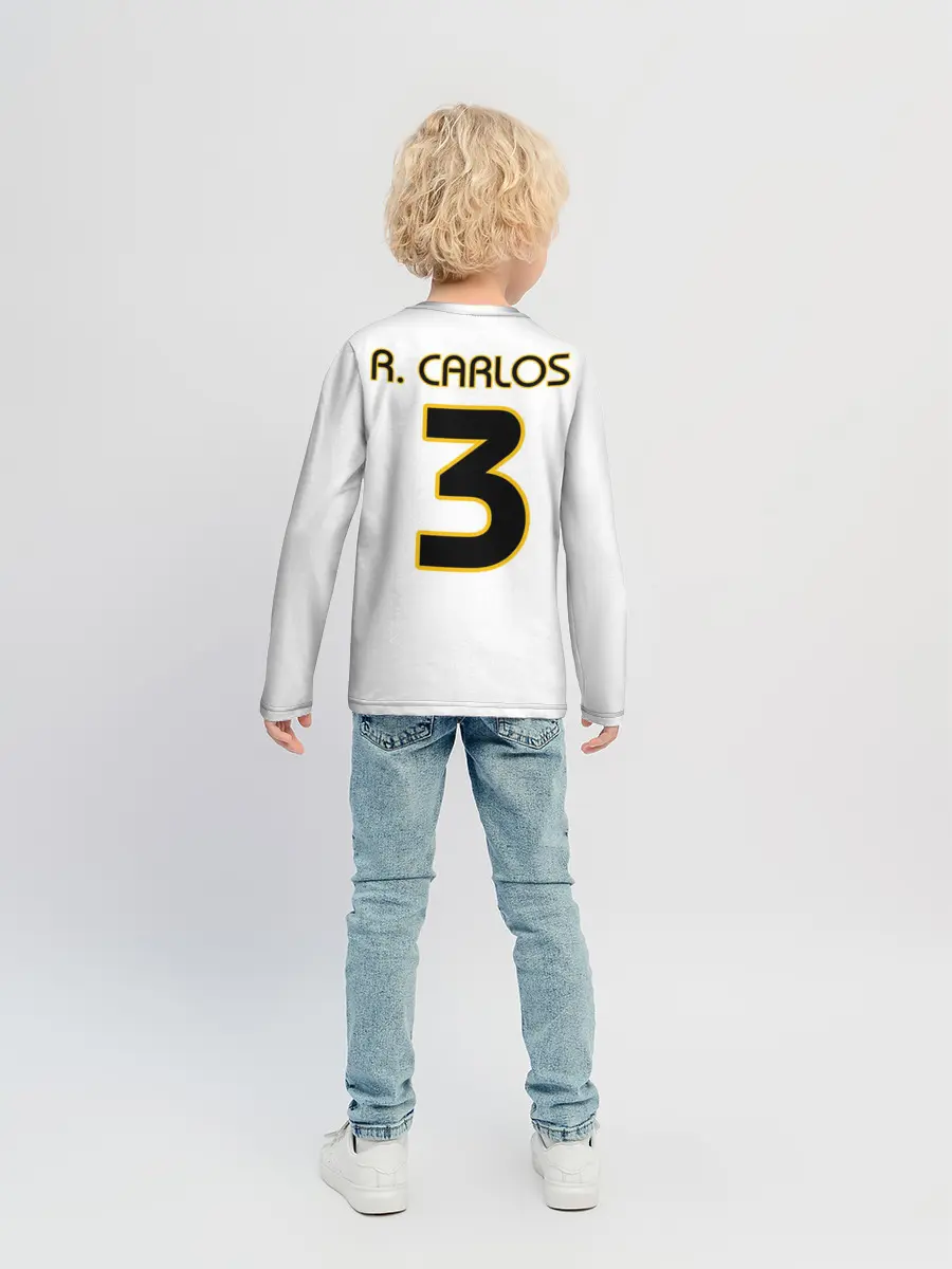 Детский лонгслив / Р. Карлос | футболка Реала