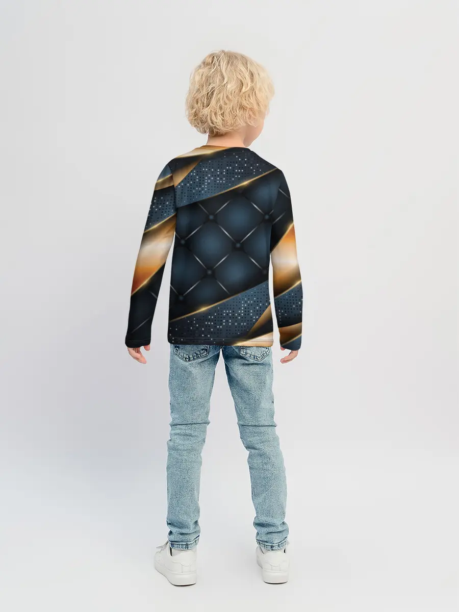 Детский лонгслив / 3D VIP GOLD CORNERS
