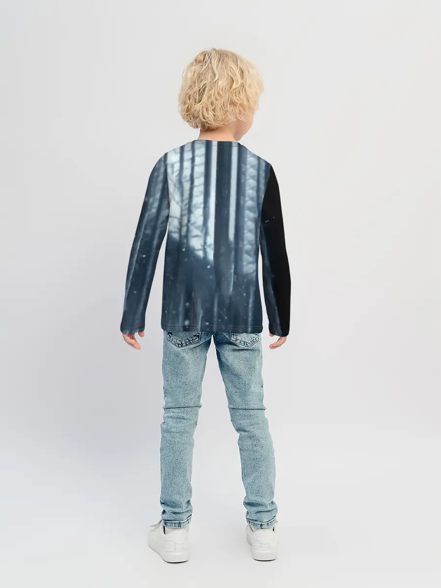 Детский лонгслив / Танджиро и Незуко Камадо в лесу