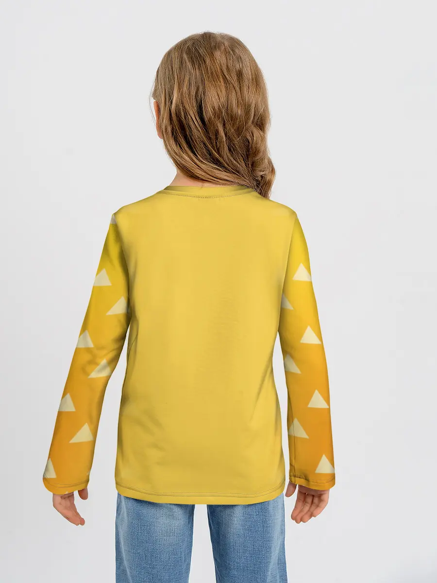 Детский лонгслив / Zenitsu Agatsuma Kimetsu no Yaiba