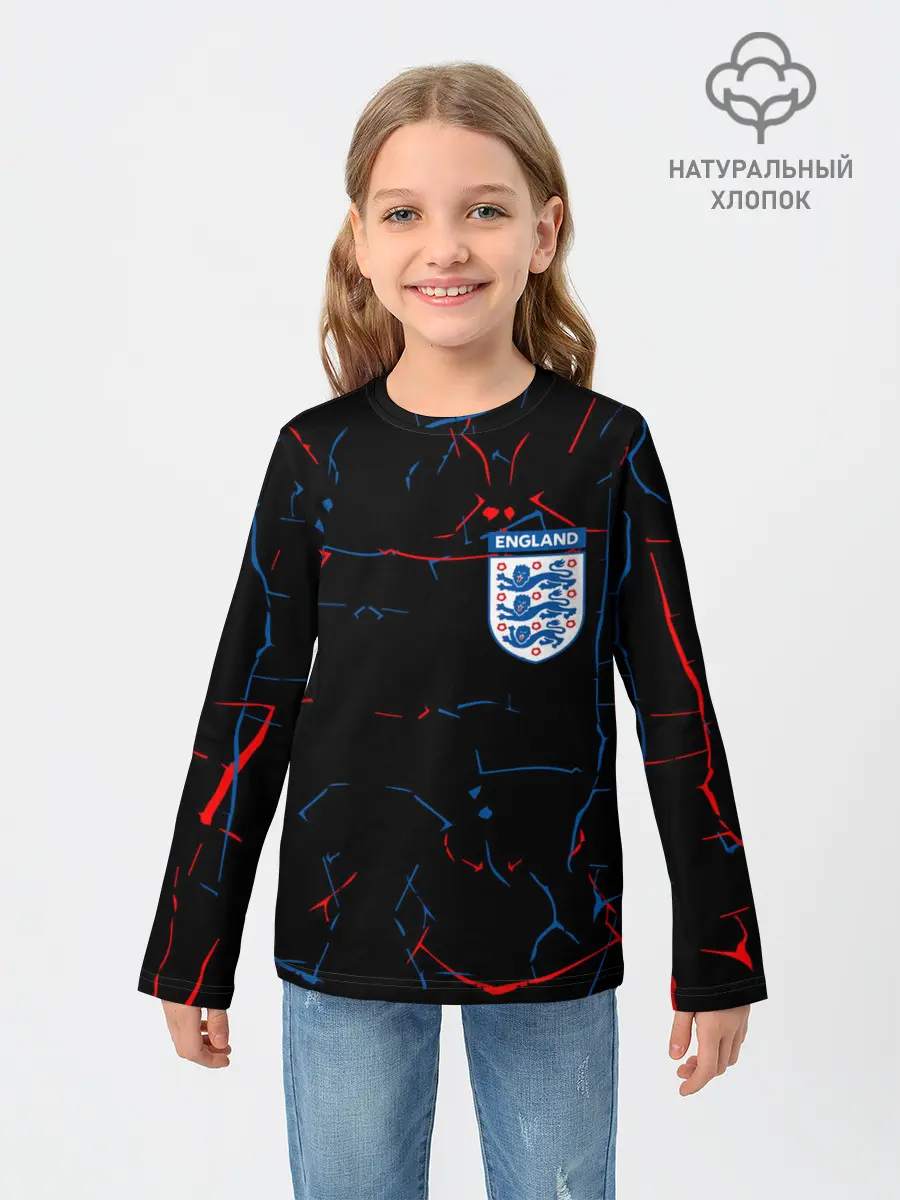 Детский лонгслив / Сборная Англии.
