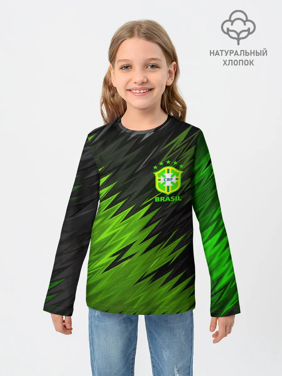 Детский лонгслив / Сборная Бразилии
