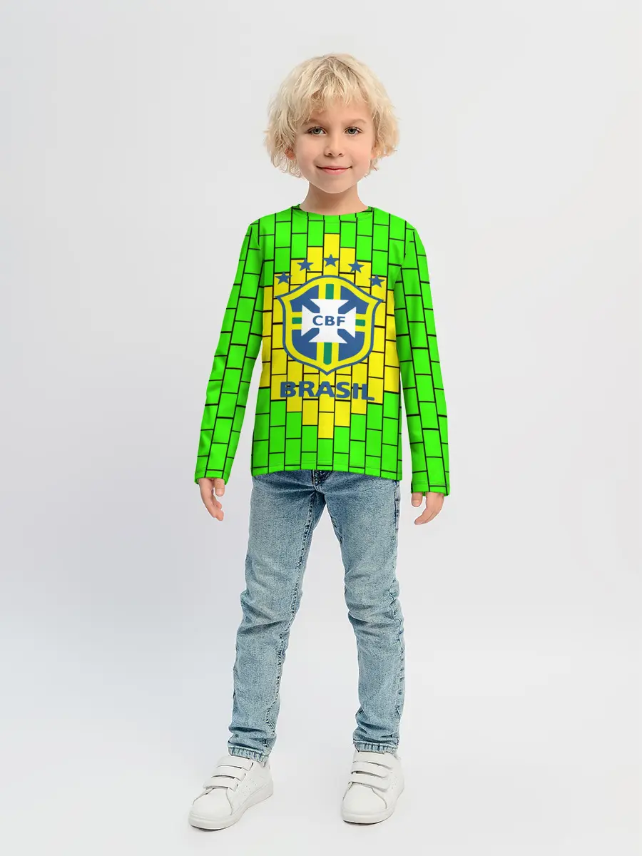 Детский лонгслив / Сборная Бразилии