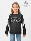 Детский лонгслив / ИНФИНИТИ ТЕХНОЛОГИЧНЫЙ ПАТТЕРН