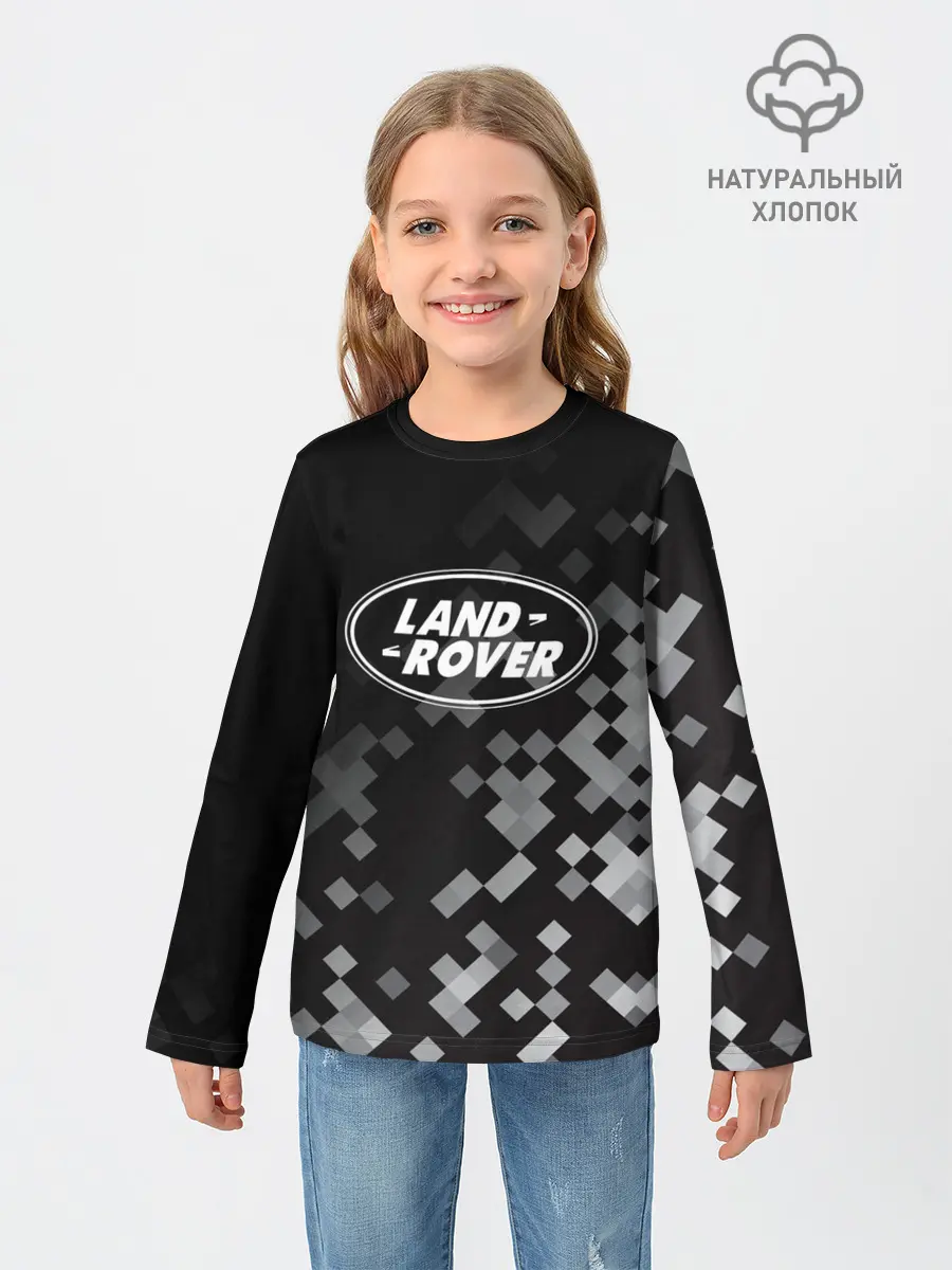Детский лонгслив / LAND ROVER ГОРОДСКОЙ КАМУФЛЯЖ