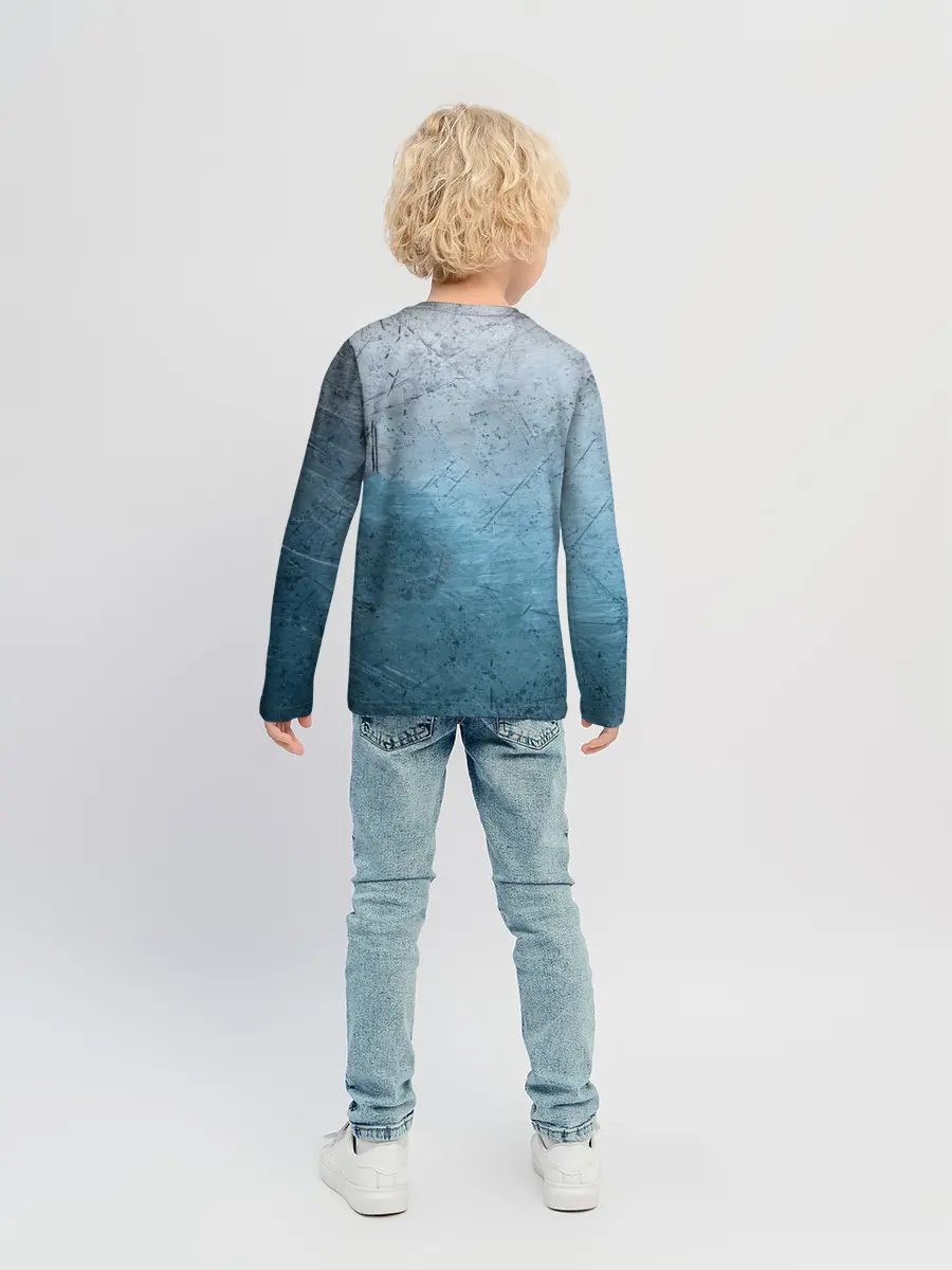 Детский лонгслив / Blue Glass