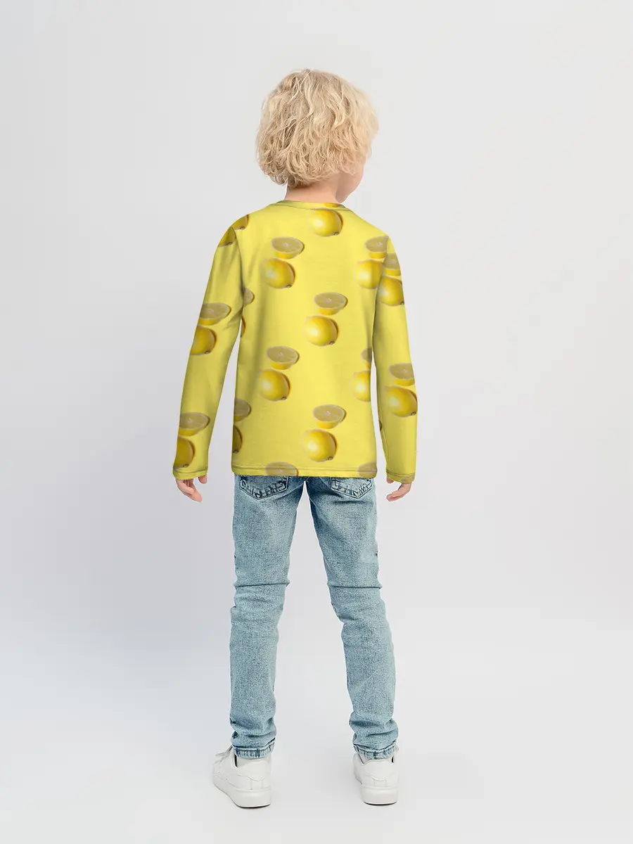 Детский лонгслив / Летние лимоны