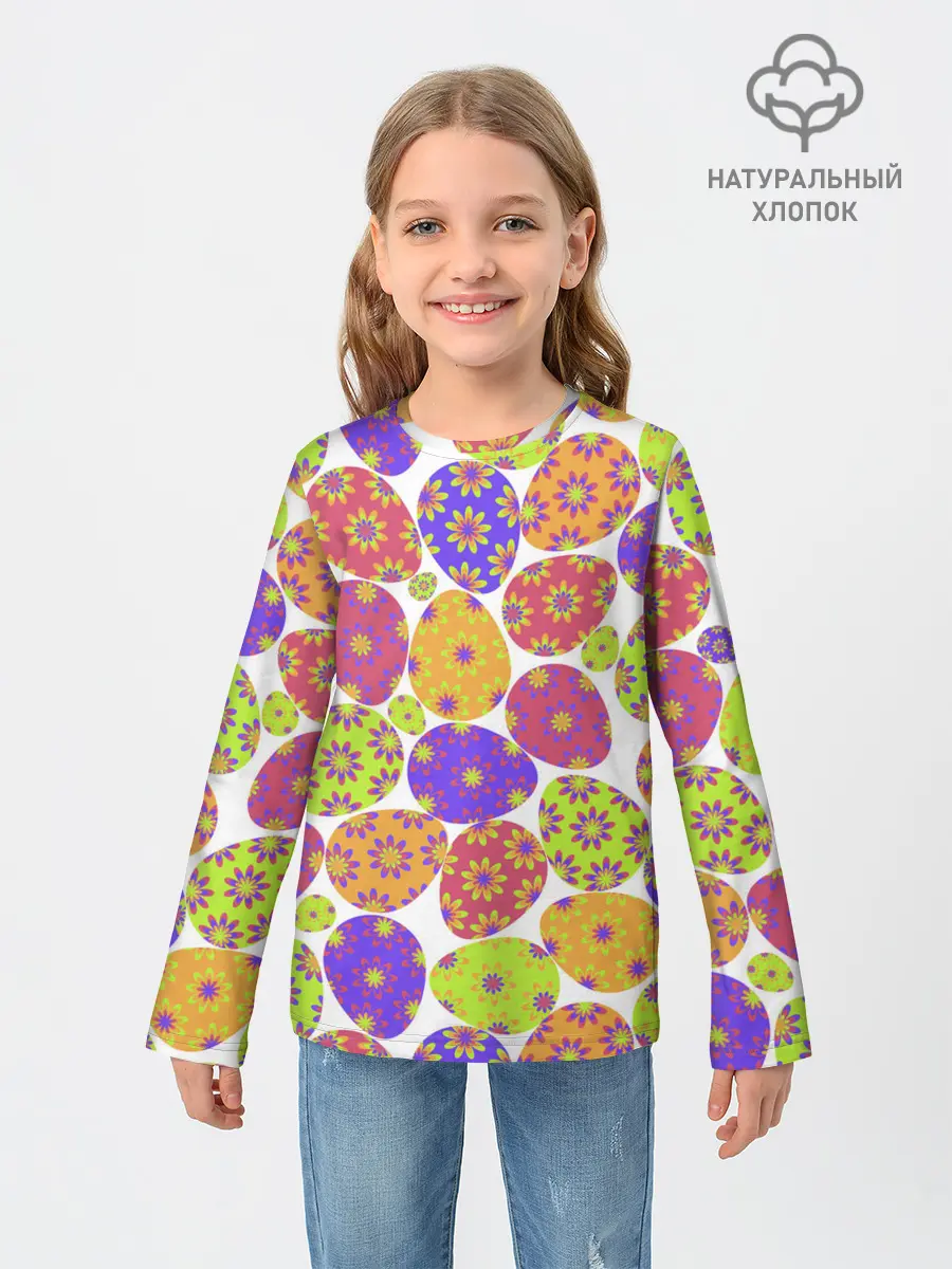 Детский лонгслив / Пасха