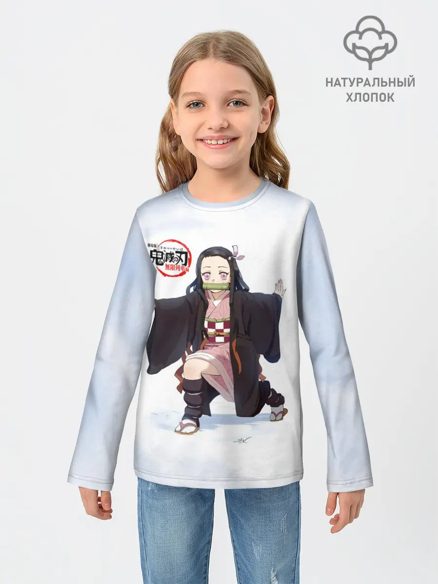 Детский лонгслив / Nezuko Kamado Kimetsu no Yaiba