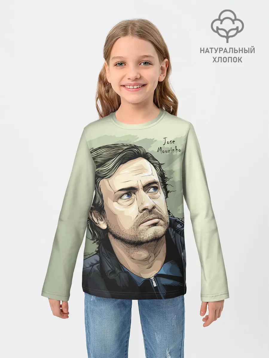 Детский лонгслив / Размышления о футболе Моуринью