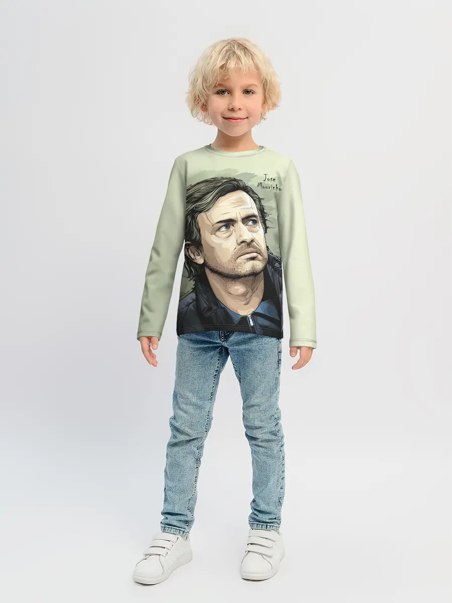 Детский лонгслив / Размышления о футболе Моуринью