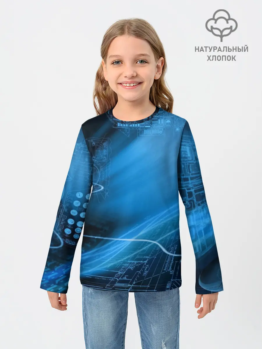 Детский лонгслив / Чертеж