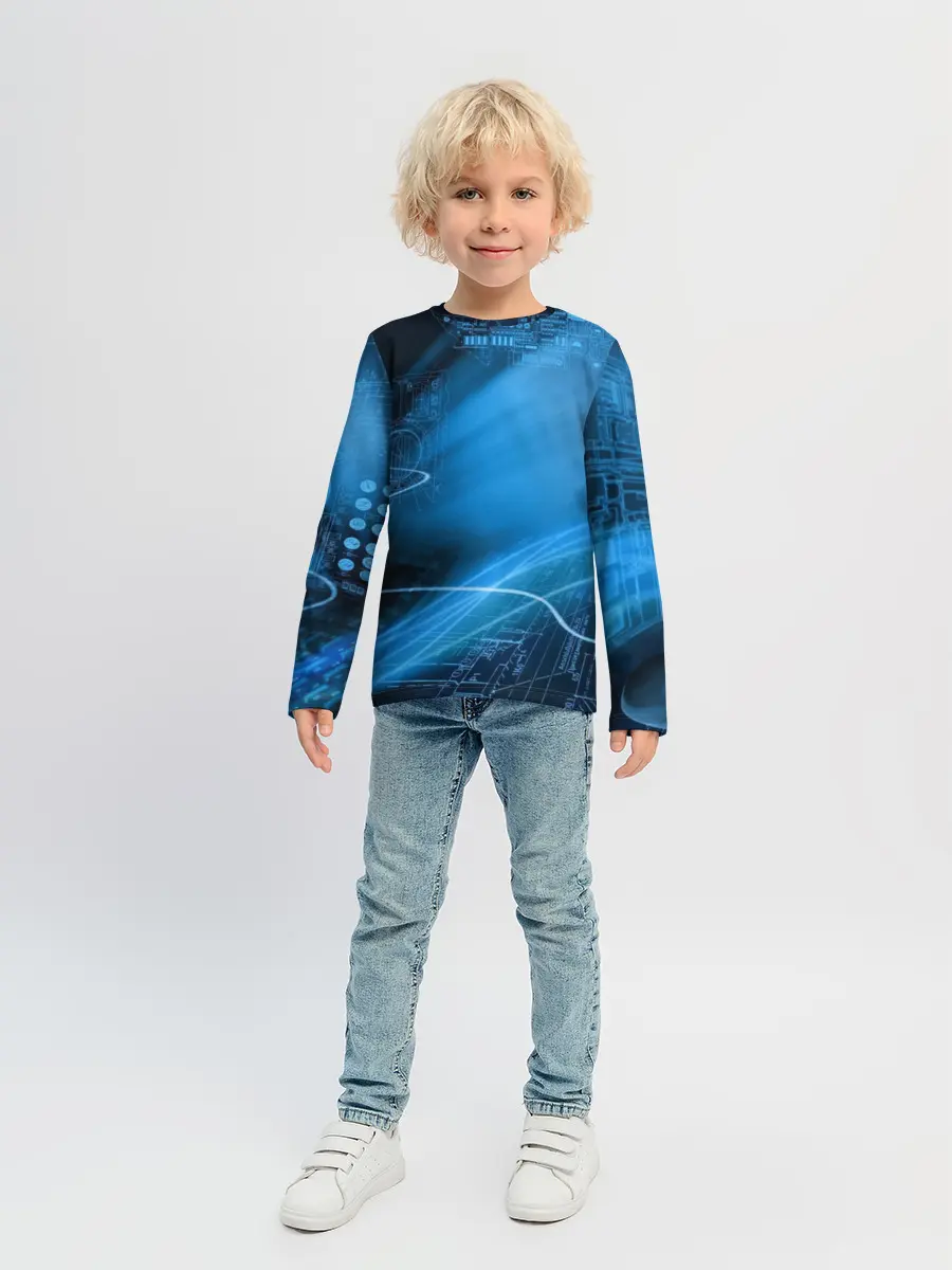 Детский лонгслив / Чертеж