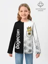 Детский лонгслив / DOGECOIN / DOGE / КАРМАН