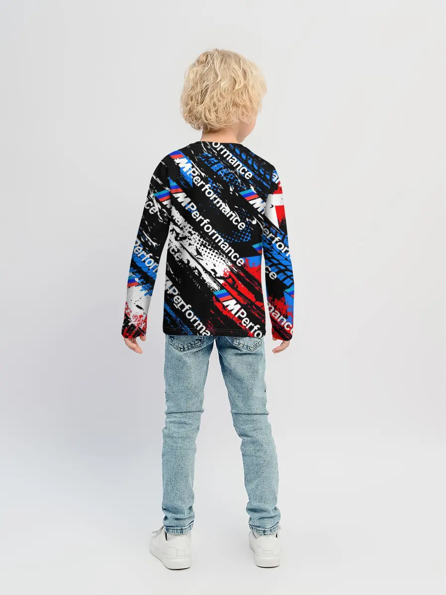 Детский лонгслив / BMW M PERFORMANCE / БМВ ГРАНЖ