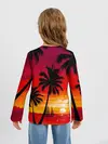 Детский лонгслив / Гавайский закат
