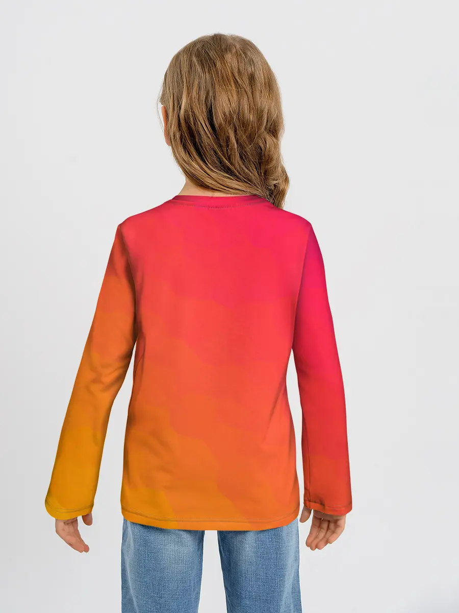 Детский лонгслив / Градиент