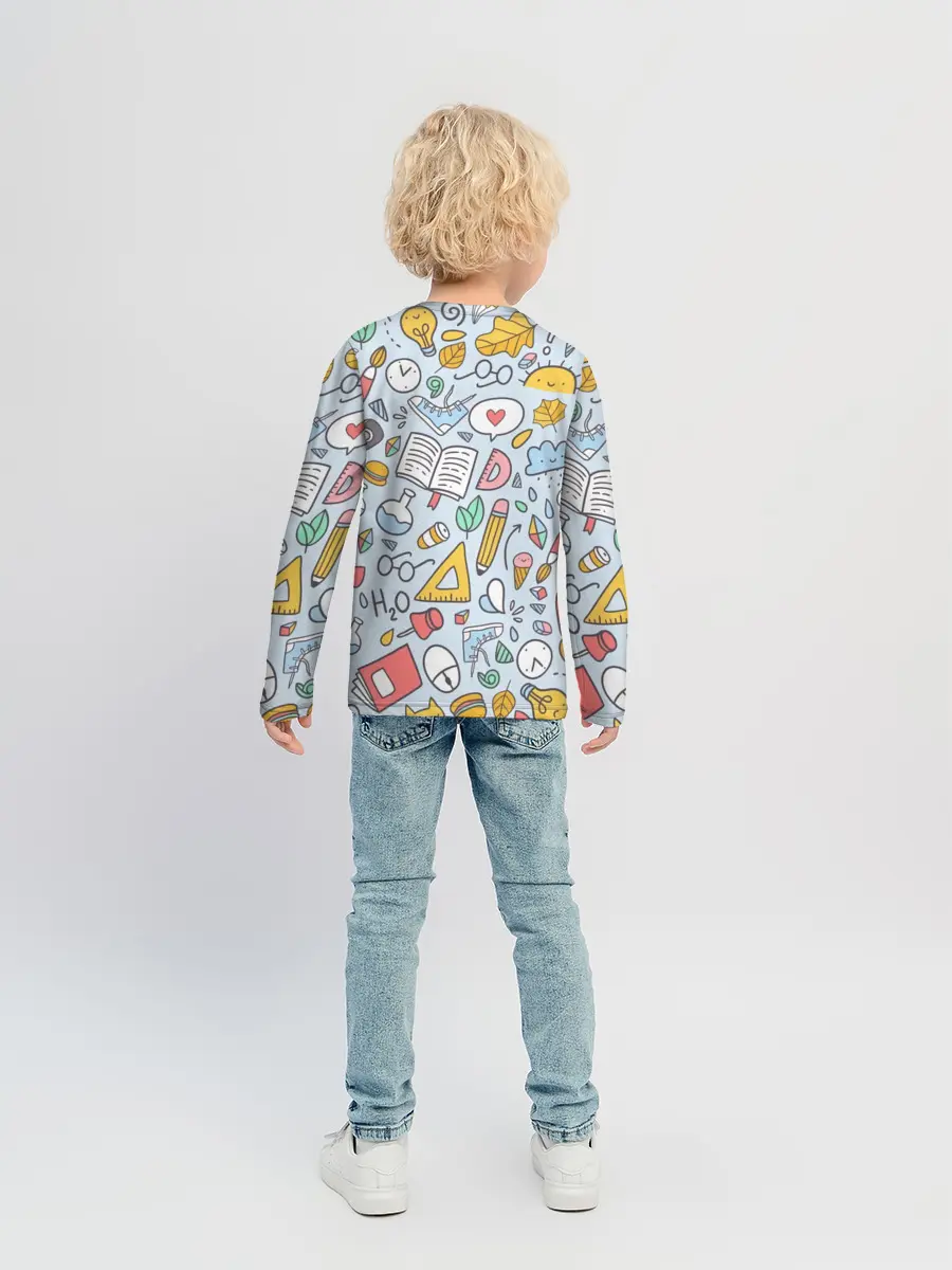 Детский лонгслив / Школьная