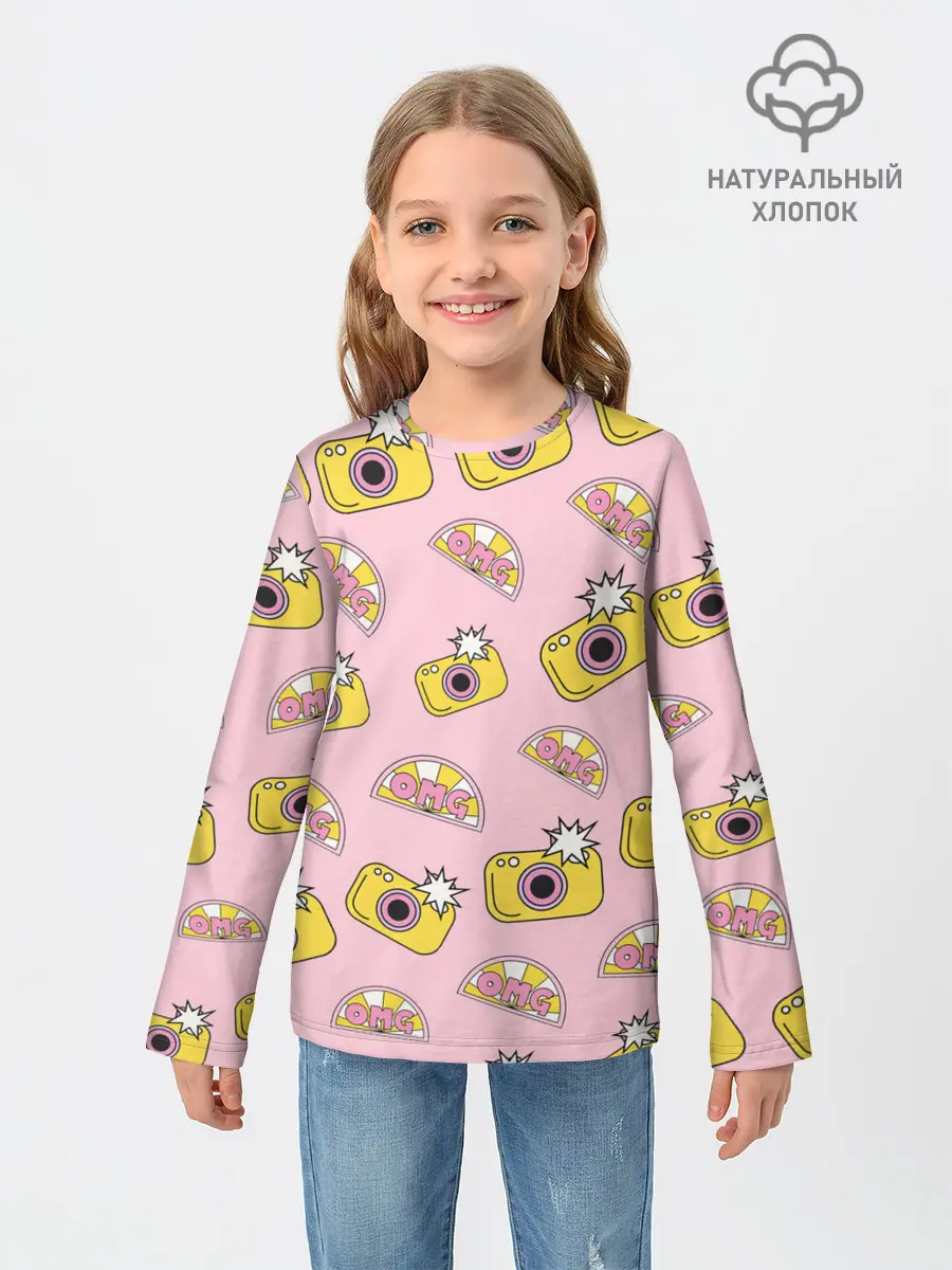 Детский лонгслив / Фотики | OMG