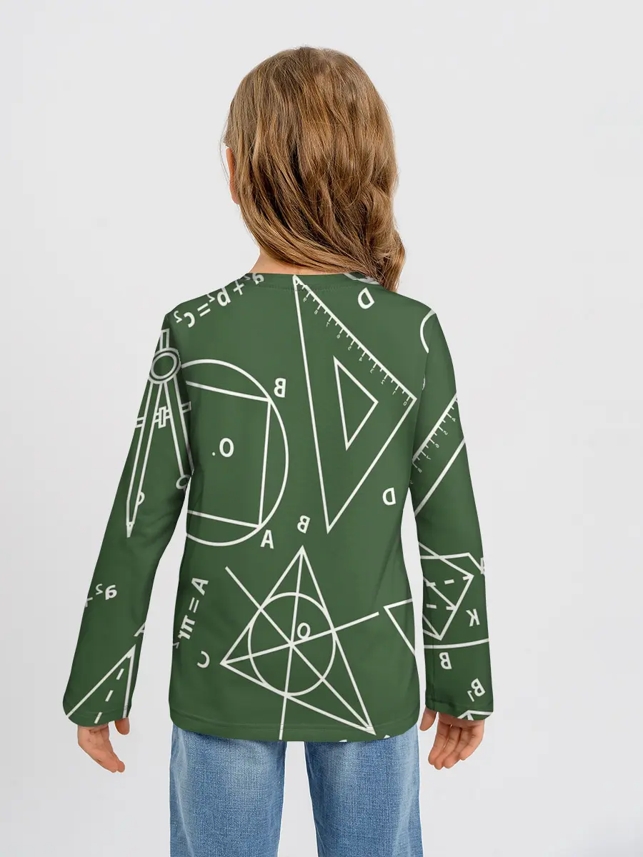 Детский лонгслив / Геометрия теоремы и признаки