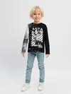 Детский лонгслив / Чёрный Аста | Чёрный Клевер