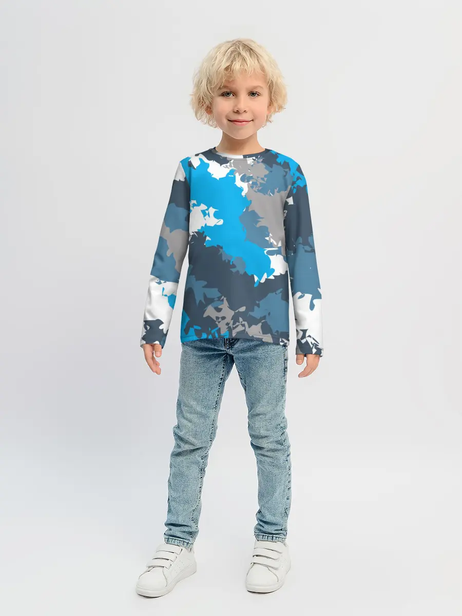 Детский лонгслив / Камуфляж